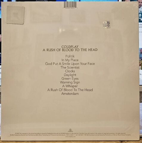 Coldplay – A Rush Of Blood To The Head LP PLAK