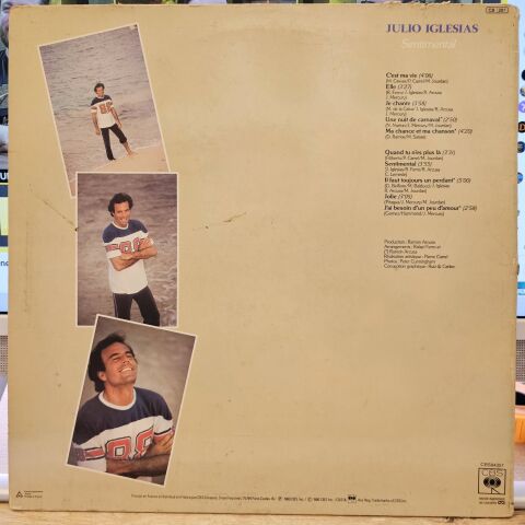 Julio Iglesias – Sentimental LP PLAK