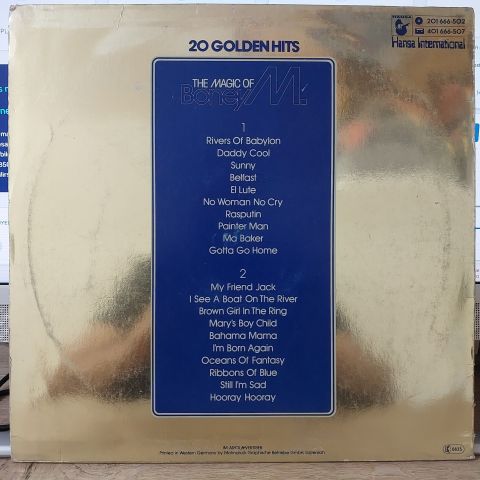 Boney M. – The Magic Of Boney M. - 20 Golden Hits LP PLAK