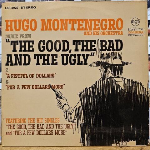 Hugo Montenegro And His Orchestra – Music From 'A Fistful Of Dollars', 'For A Few Dollars More' & 'The Good, The Bad And The Ugly' LP PLAK...