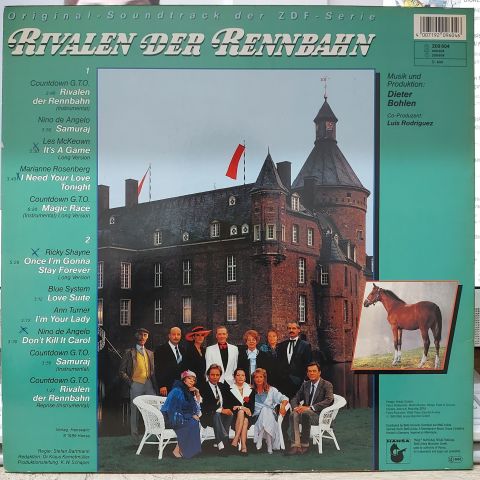 Various – Rivalen Der Rennbahn (Original-Soundtrack LP PLAK