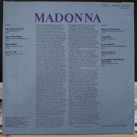 Madonna – True Blue LP PLAK