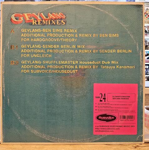 DJ Shufflemaster – Geylang Remixes LP PLAK