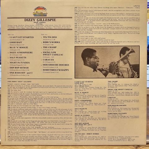 Dizzy Gillespie – Small Combos LP PLAK