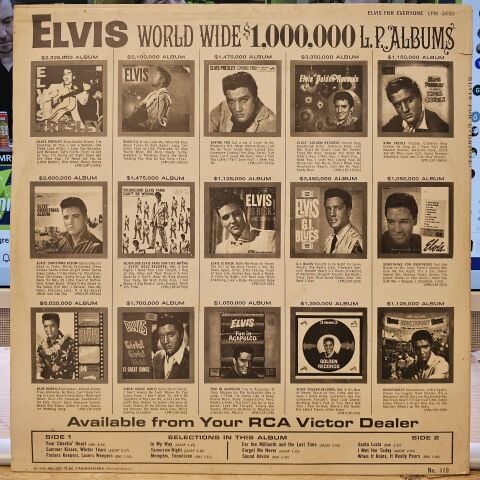 Elvis Presley – Elvis For Everyone! LP PLAK