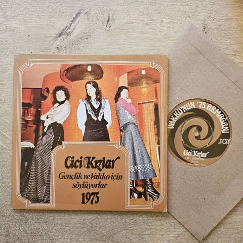 Cici Kızlar – Gençlik ve Vakko İçin Söylüyorlar 1975 45LİK PLAK