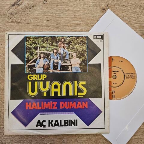 Grup Uyanış – Halimiz Duman / Aç Kalbini 45LİK PLAK
