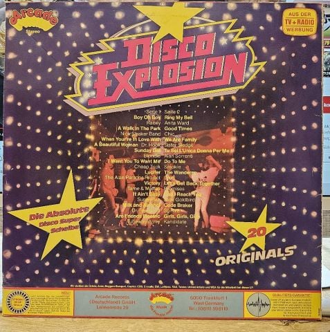 Various – Disco Explosion (Die Absolute Disco Super Scheibe) LP PLAK