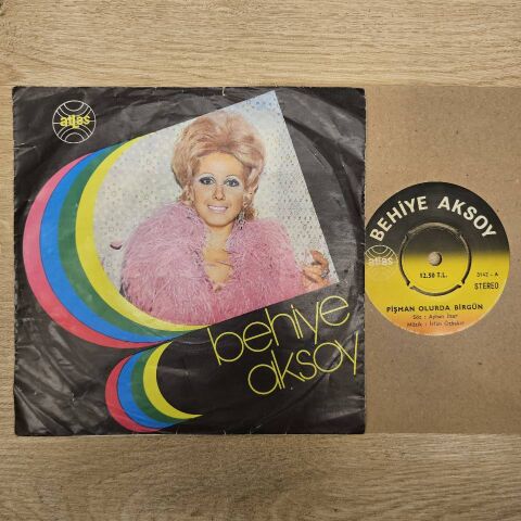 Behiye Aksoy – Pişman Olurda Birgün / Madem Küstün Dargındın 45LİK PLAK