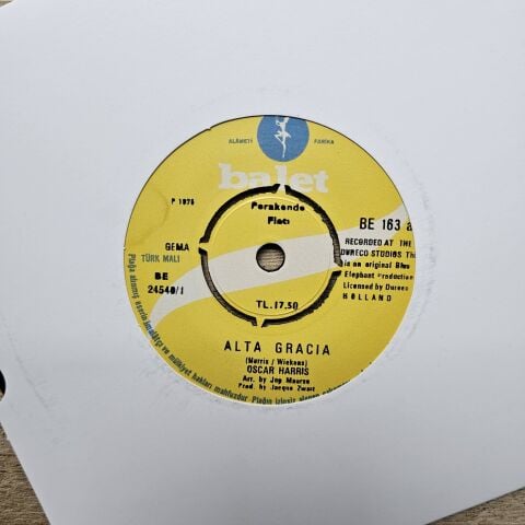 Oscar Harris – Alta Gracia 45LİK PLAK