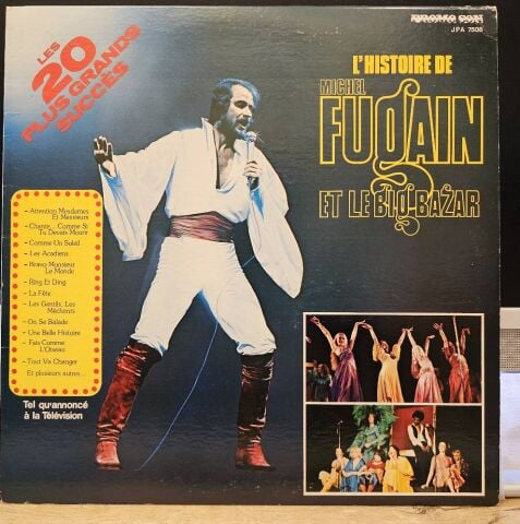 Michel Fugain, Le Big Bazar – L'Histoire De Michel Fugain Et Le Big Bazar UNA BELL histori LP PLAK