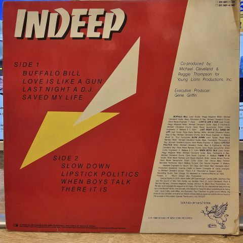 Indeep – Last Night A DJ Saved My Life LP PLAK