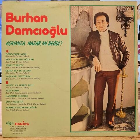 Burhan Damcıoğlu – Aşkımıza Nazar Mı Değdi LP PLAK