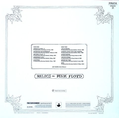 Pink Floyd - Relics LP PLAK