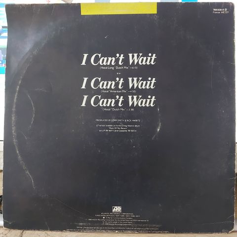 Nu Shooz – I Can't Wait (Vocal/Long ''Dutch Mix'') LP PLAK