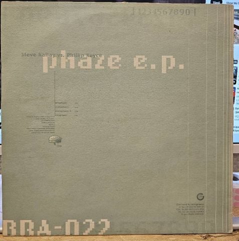 Steve Kallay Vs. Phillip Noyce – Phaze EP LP PLAK