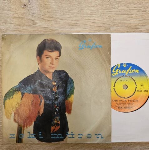Zeki Müren – Arım, Balım, Peteğim 45LİK PLAK 45LİK PLAK