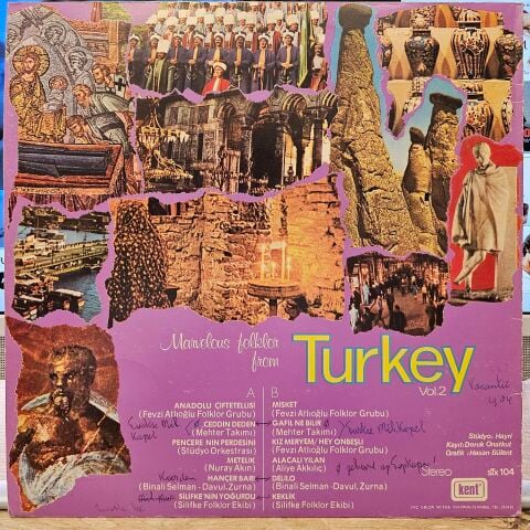 Various – Marvelous Folklor From Turkey Vol.2 LP PLAK