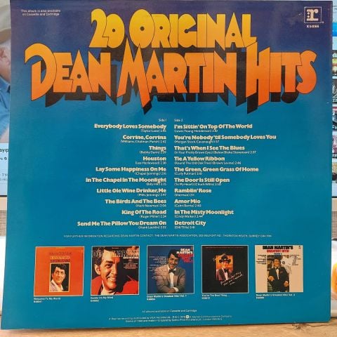 Dean Martin – 20 Original Dean Martin Hits LP PLAK