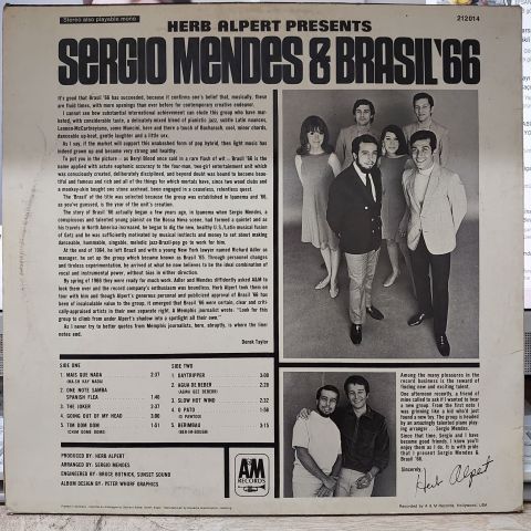 Sergio Mendes & Brasil '66* – Herb Alpert Presents Sergio Mendes & Brasil '66 LP PLAK