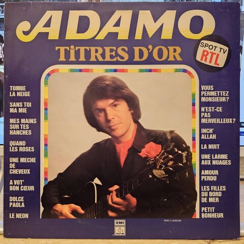 Adamo – 16 Titres D'or LP PLAK