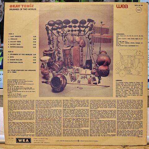 Okay Temiz – Drummer Of Two Worlds LP PLAK