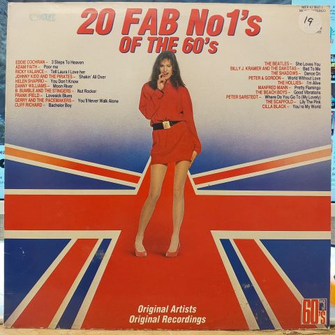 Various – 20 Fab No 1's Of The 60's LP PLAK