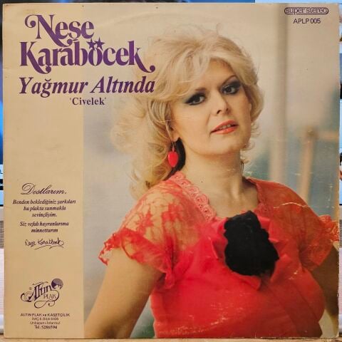 Neşe Karaböcek – Yağmur Altında ''Civelek'' LP PLAK
