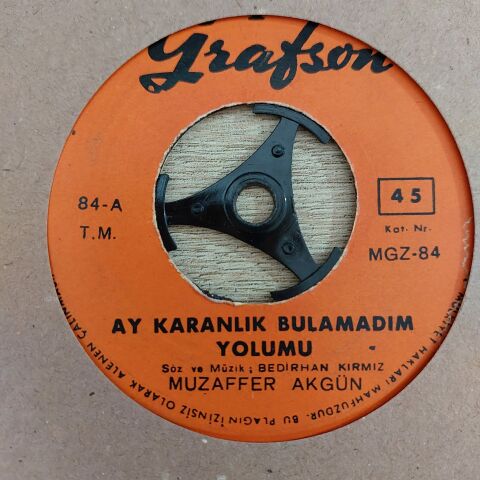 MUZAFFER AKGÜN - MİHRİBAN 45LİK PLAK