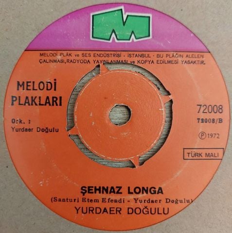 Yurdaer Doğulu – Elveda Meyhaneci 45LİK PLAK