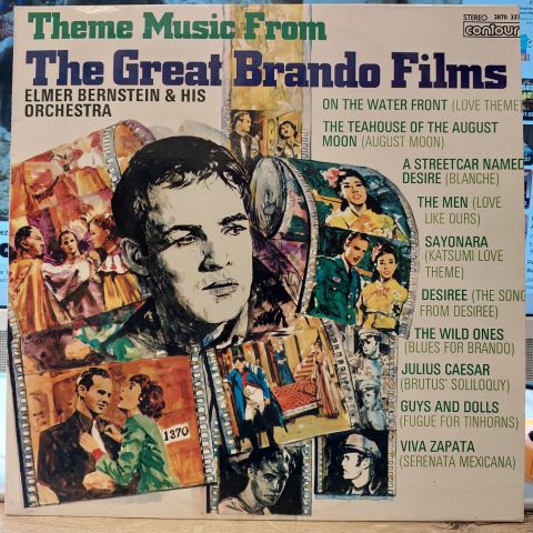 Elmer Bernstein And His Orchestra – Theme Music From The Great Brando Films LP PLAK