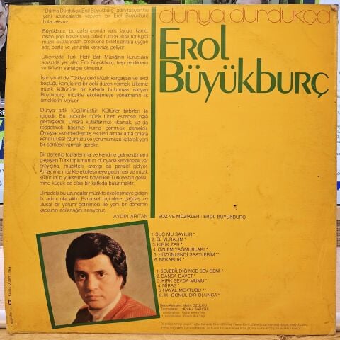 Erol Büyükburç – Dünya Durdukça LP PLAK