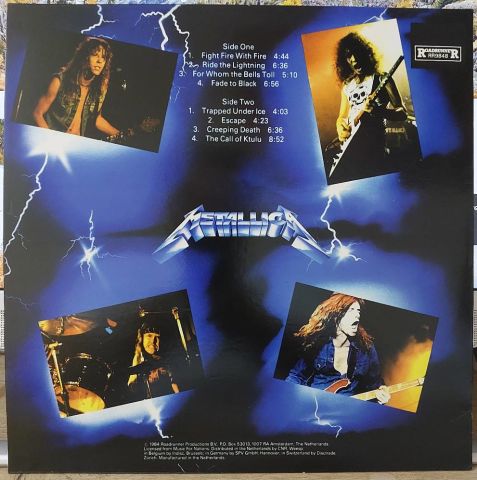 Metallica – Ride The Lightning LP PLAK