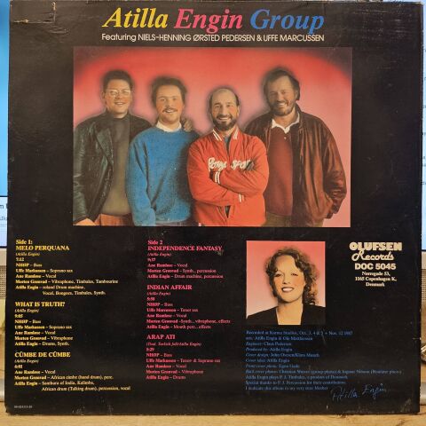 Atilla Engin Group Featuring Niels-Henning Ørsted Pedersen & Uffe Markussen – Melo Perquana  LP PLAK...