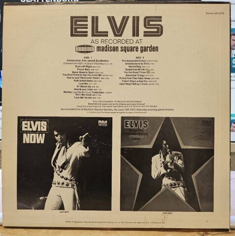 Elvis Presley – Elvis As Recorded At Madison Square Garden LP PLAK