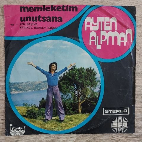 AYTEN ALPMAN - MEMLEKETİM 45LİK PLAK