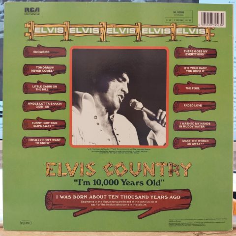 Elvis Presley – ''I'm 10,000 Years Old'' - Elvis Country LP PLAK