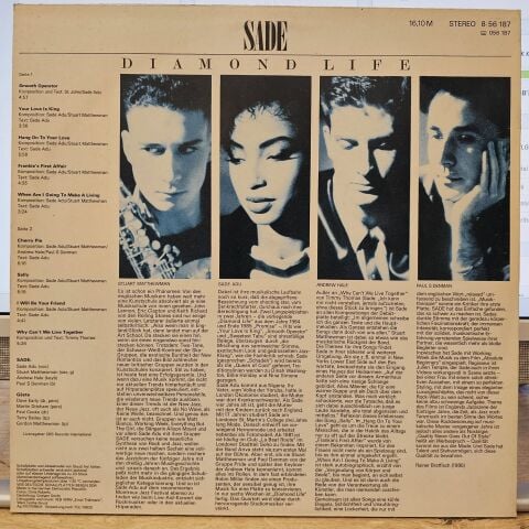 Sade – Diamond Life LP PLAK