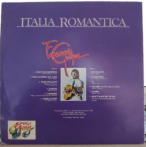 Francis Goya – Italia Romantica LP PLAK