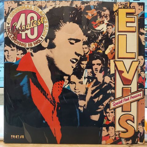 Elvis Presley – Elvis's 40 Greatest LP PLAK (RENKLİ PLAKLAR PEMBE)