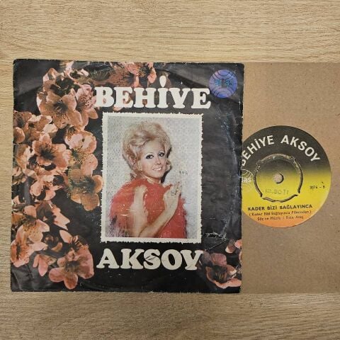 BEHİYE AKSOY - HASRET (SİYAH GÖZLER)  45LİK PLAK