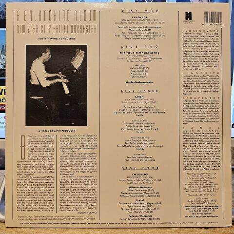 New York City Ballet Orchestra, Robert Irving (2) – A Balanchine Album LP PLAK