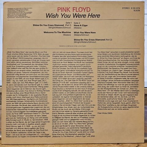 Pink Floyd – Wish You Were Here LP PLAK