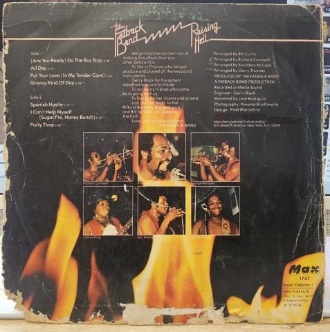 The Fatback Band – Raising Hell LP PLAK