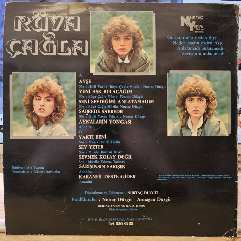 Rüya Çağla – Genç Süper Star LP PLAK