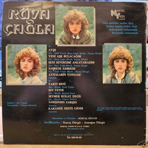 Rüya Çağla – Genç Süper Star LP PLAK