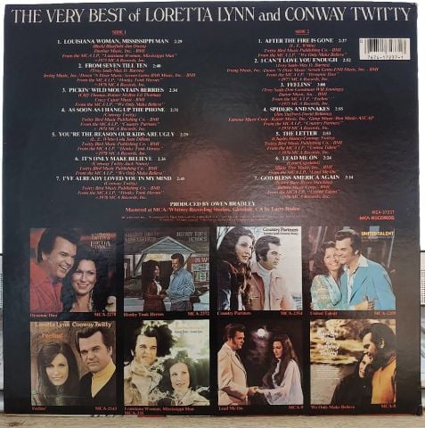 Loretta Lynn And Conway Twitty* – The Very Best Of Loretta Lynn And Conway Twitty LP PLAK