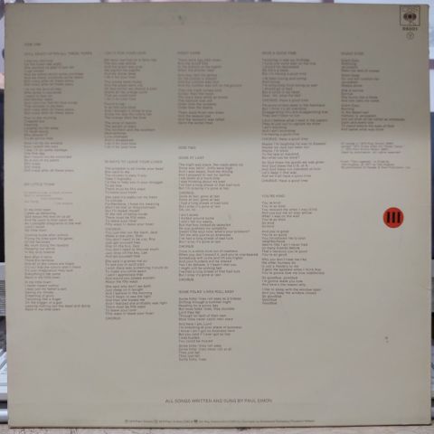 Paul Simon – Still Crazy After All These Years LP PLAK