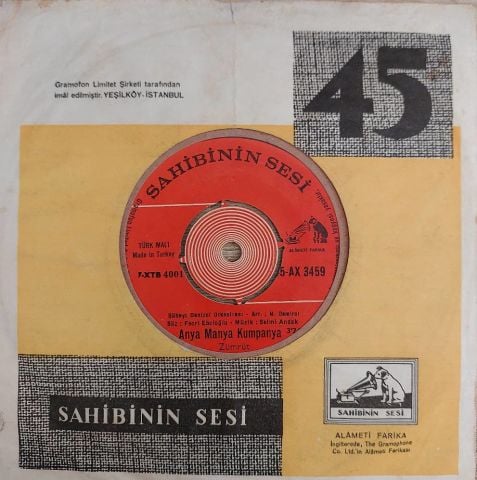 Zümrüt – Anya Manya Kumpanya / Bu Hikaye Böyle Bitsin 45LİK PLAK