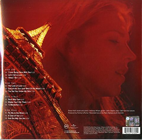 DİANA KRALL - LİVE İN PARİS LP PLAK